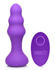 7X Slim Ribbed Thumping Silicone Anal Plug