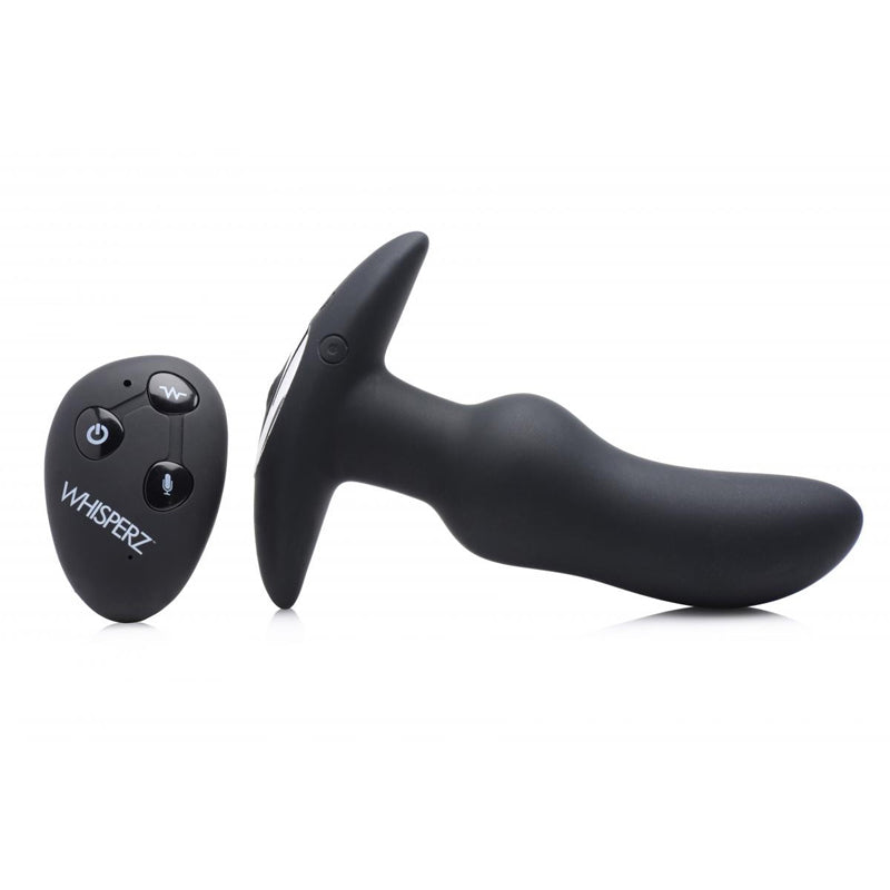 Whipserz Voice Activated 10X Vibrating Prostate Plug with Remote Control