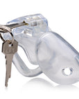 Clear Captor Chastity Cage with Keys