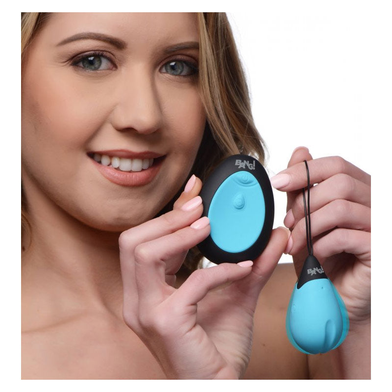 Bang 10X Vibrating Silicone Egg with Remote Control
