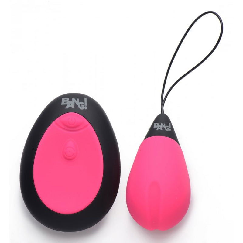 Bang 10X Vibrating Silicone Egg with Remote Control