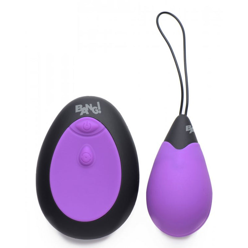 Bang 10X Vibrating Silicone Egg with Remote Control