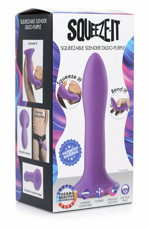 Squeezable Slender Dildo