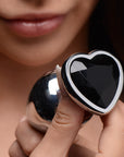 Black Heart Gem Anal Plug