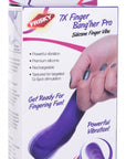 7X Finger Bang Her Pro Silicone Vibrator