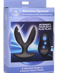 Electro-Spread 64X Vibrating & E-Stim Silicone Butt Plug