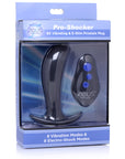 Pro-Shocker 8X Vibrating & E-Stim Silicone Prostate Plug