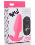 Bang 21X Vibrating Silicone Butt Plug With Remote Control