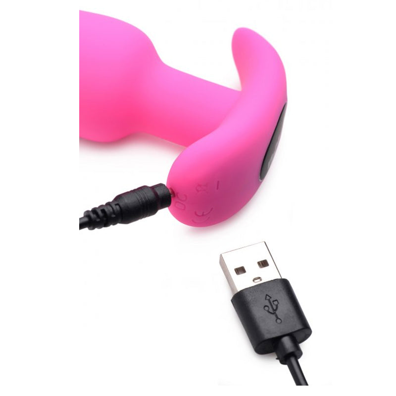 Bang 21X Vibrating Silicone Butt Plug With Remote Control