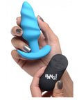 Bang 21X Vibrating Silicone Swirl Butt Plug With Remote Control