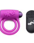 Bang Silicone Cock Ring & Bullet With Remote Control