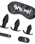 Bang Backdoor Adventure 3pc Butt Plug Set, Bullet, & Blindfold Kit