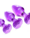 Glitter Gem Anal Plug Set