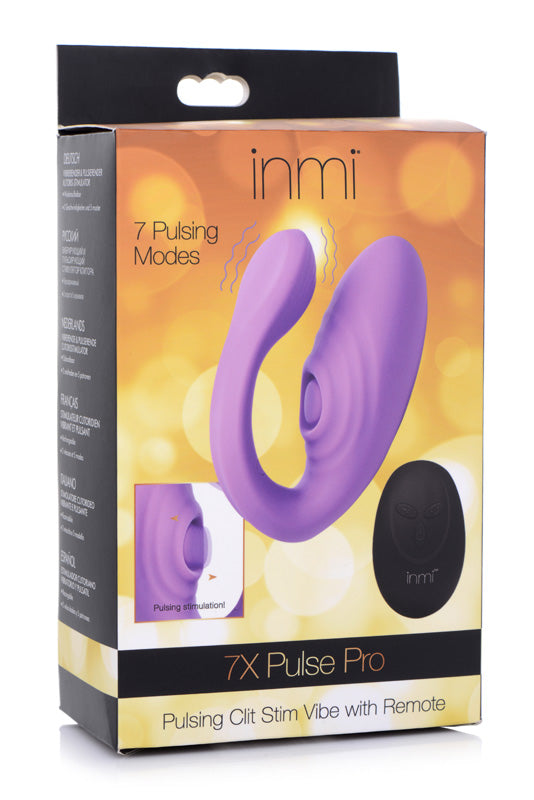 7X Pulse Pro Pulsing Clit Stim Vibe with Remote