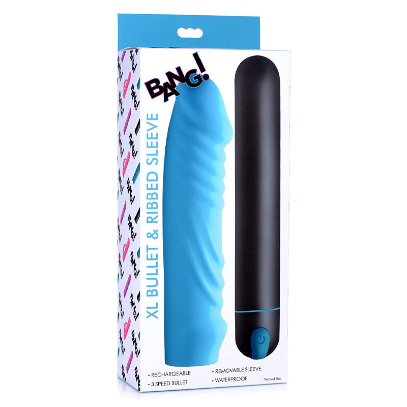 BangXL Bullet &amp; Ribbed Silicone Sleeve