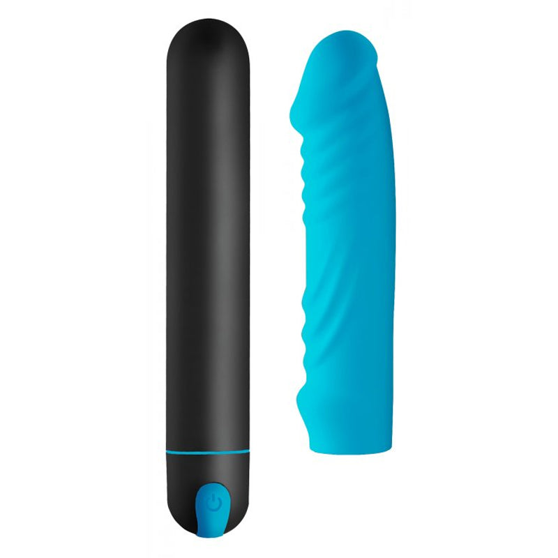 BangXL Bullet &amp; Ribbed Silicone Sleeve