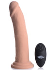 7X Inflatable and Vibrating Remote Control Silicone Dildo