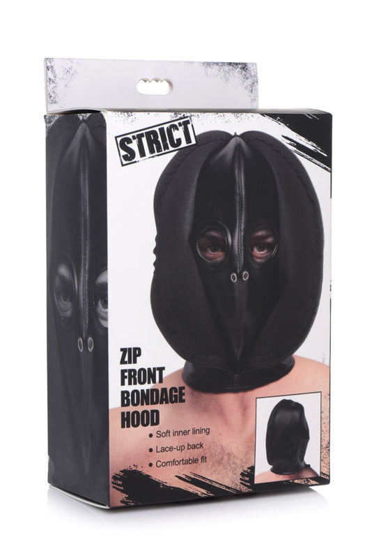 Zip Front Bondage Hood