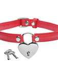 Heart Lock Choker with Keys