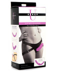 Double Charmer Silicone Double Dildo With Harness