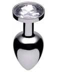 Lucent Jewel Accented Anal Plug