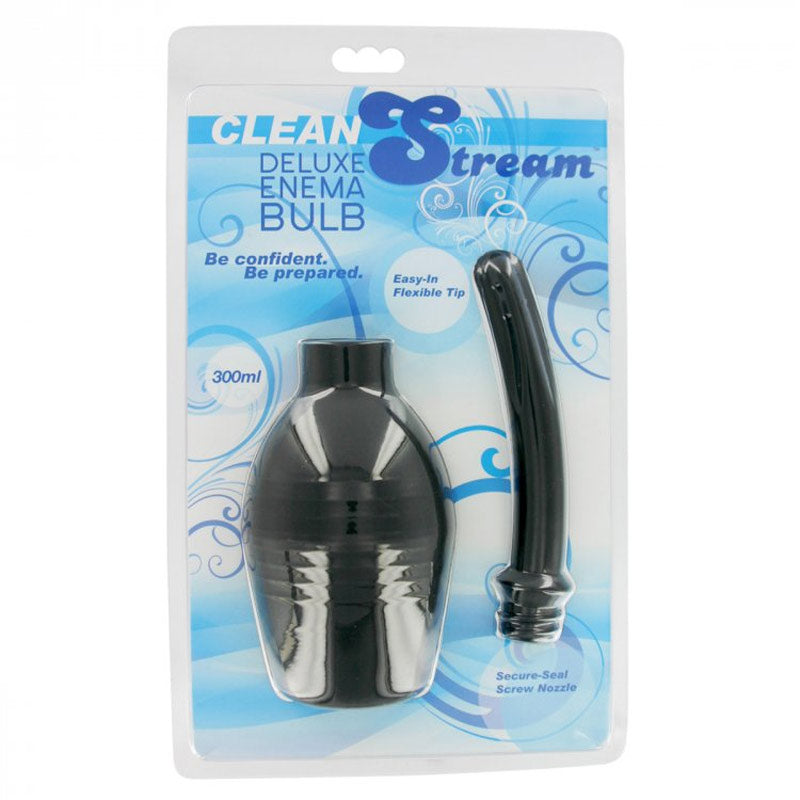 Deluxe Enema Bulb -Silicone- 300ml - Black