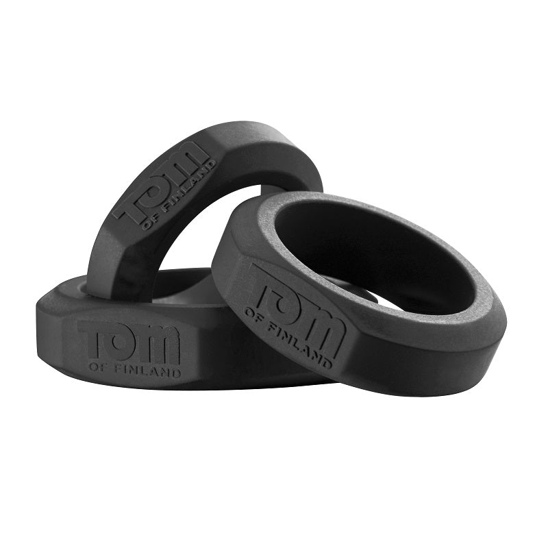 3 Piece Silicone Cock Ring Set