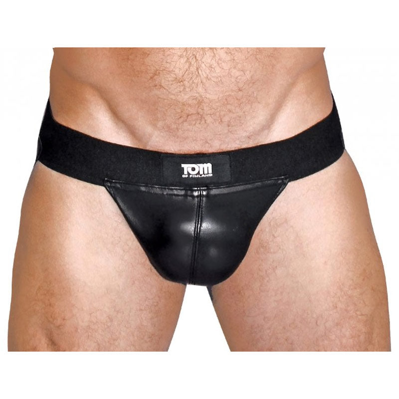 Leather Jock Strap- M-L