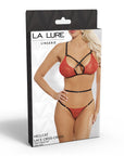 La Lure Hellcat Lace Criss-Cross Two-Piece Set