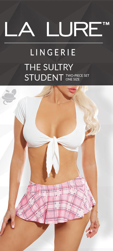 La Lure The Sultry Student Two-Piece Set