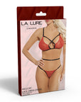 La Lure Hellcat Lace Criss-Cross Two-Piece Set