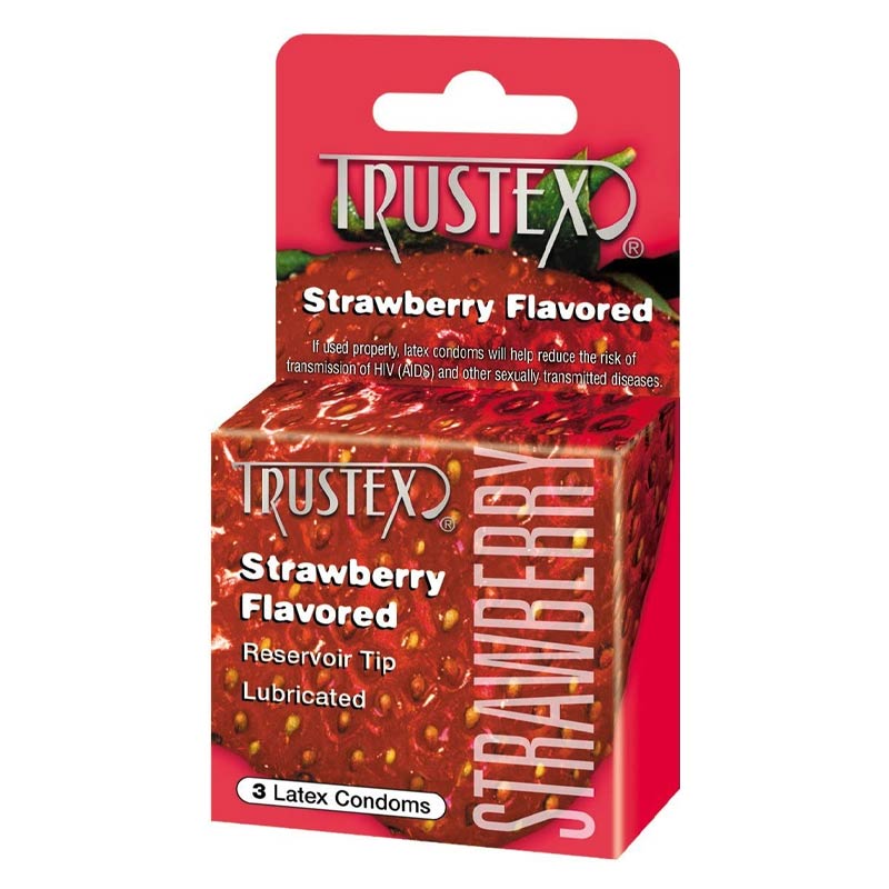 Trustex Strawberry 3Pks
